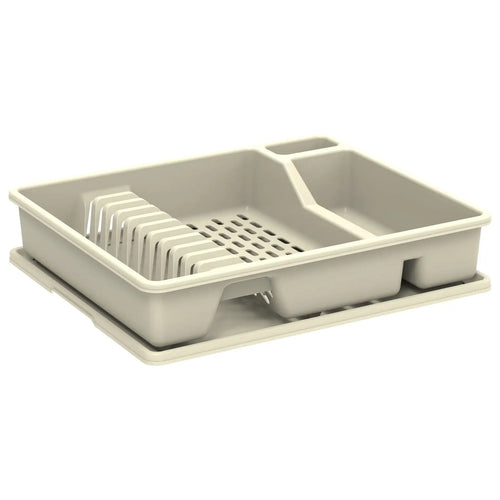 Kevin Plastic Dish Drainer With Tray 44 Cm, Washing Up Drainer Tray